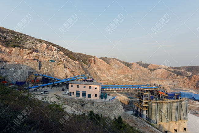 春江水泥时产1100-1300吨砂石骨料生产线