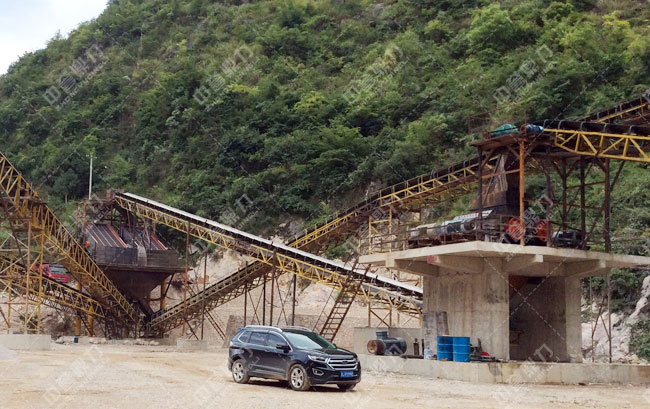 平塘县克度镇日产6000吨砂石生产线