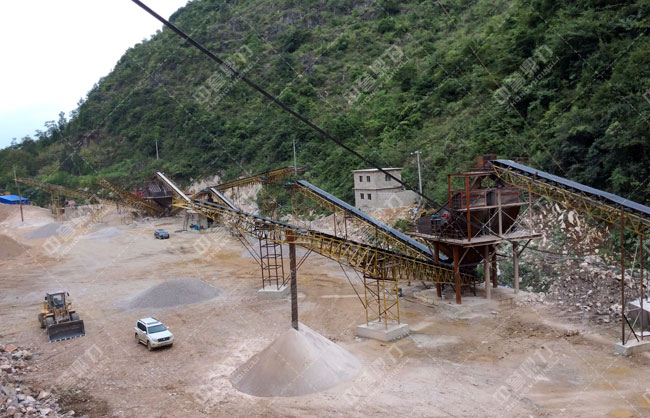 贵州平塘县日产6000吨砂石生产线