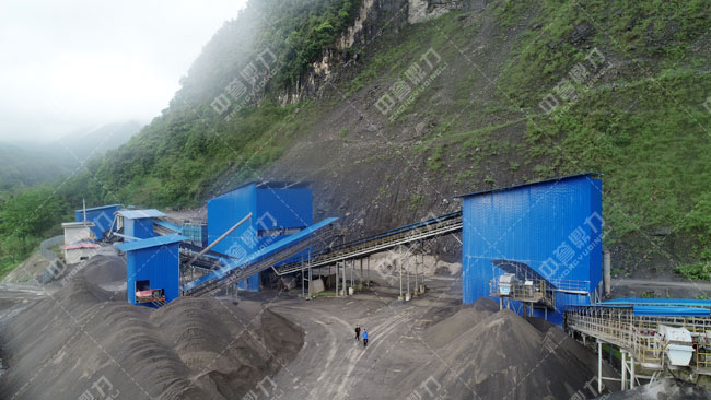 雅安市天县长鑫建材时产600吨石料生产线