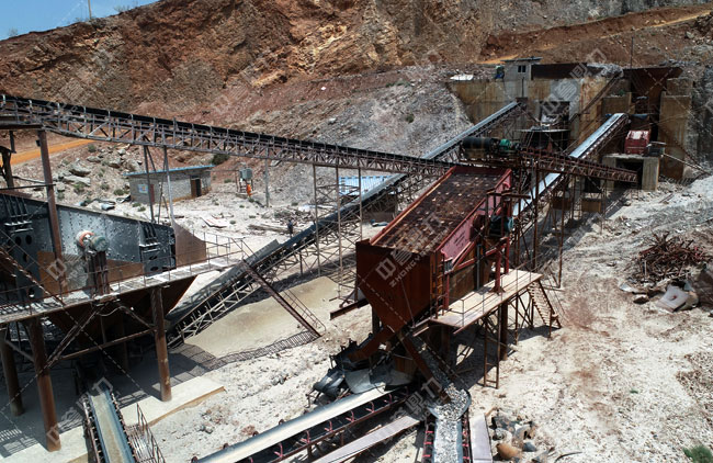 凉山普格县晟葳矿业时产700吨石料生产线