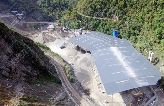 乐山市沐川县河口采石场时产400-500吨砂石料生产线