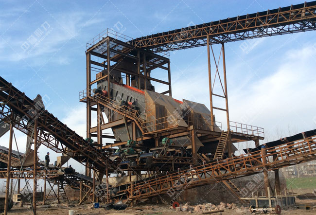 怀远震兴路桥工程时产1000-1300吨石料生产线