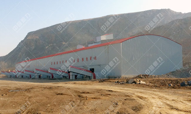 雷矿业王山窝石料厂时产1300-1500吨石料生产线