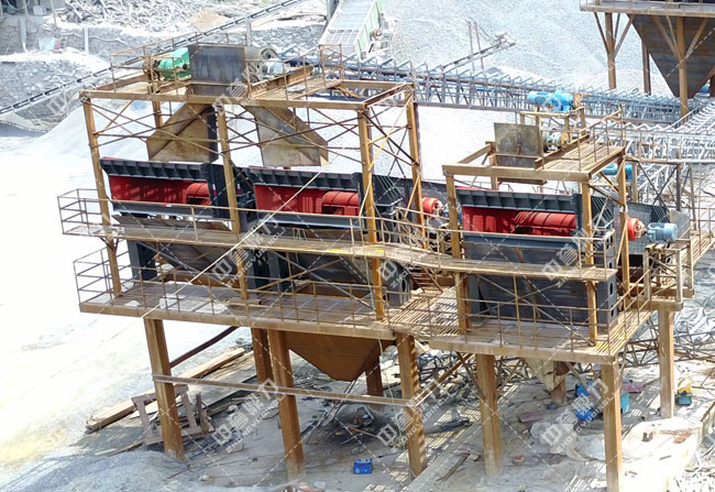 重庆市毛坡建材时产1000吨砂石骨料生产线
