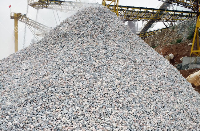 新余黄贵根采石场时产500吨砂石料生产线