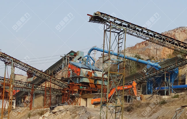 黄石铁山区铁城矿业600-800吨石料生产线