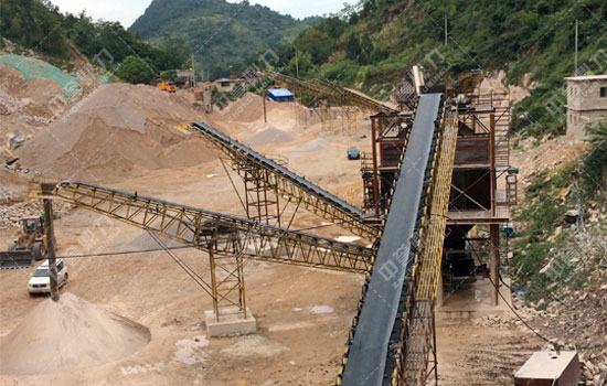 平塘县克度镇日产6000吨砂石生产线